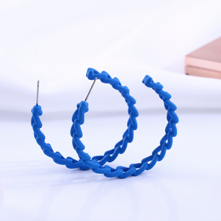 Stylish Elegant Twist Large Earrings