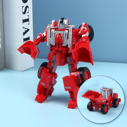Firefighting Robot and Car Two-Form Toy(Bulldozer)SY6278A-2