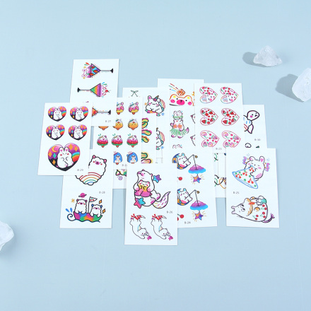 Cute Cartoon Tattoo Sticker(30 Sheets)