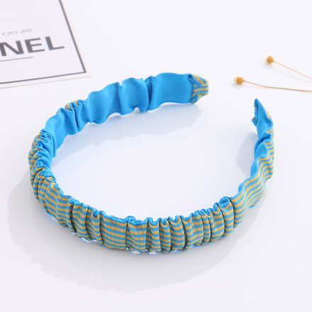 Blue Fashionable Weaving Shape Head Band