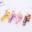 Cute Clown Bear Keychain