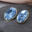 Oval Acrylic Earrings
