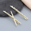 Stripes Cross Hair Pin Set