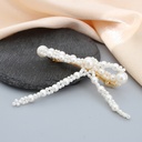 Hand Knitting Bow Knot Hair Clip