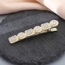 Retro Square Circle Hair Clip