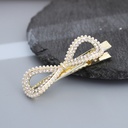 Bow Knot Rhinestone Hair Clip