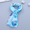 Elegant Refreshing Scarf for Spring and Autumn(Blue)