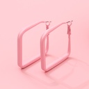 Stylish Paint Square Earrings