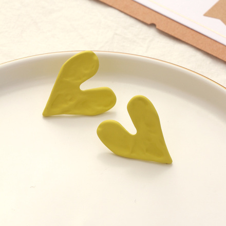 Stylish Paint Heart-shape Earrings