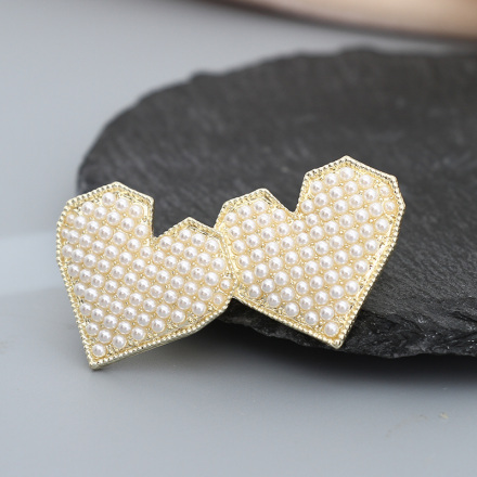 Hearts Hair Clip