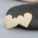 Hearts Hair Clip