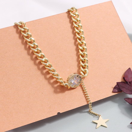 Zircon Star Necklace