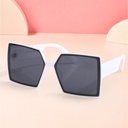Stylish Big-frame Sunglasses(White)