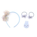 Blue Cute Bunny Kids Headwear Set