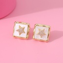 Simple Pentastar Creative Earrings