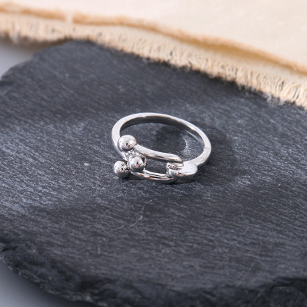 Simple Ball Beads Ring