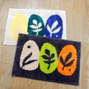 Flocking Forest Series Absorbent Floor Mat