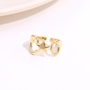 Stylish Circle Pentastar Ring