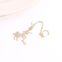 925 Silver Needle Unicorn Ear Clip