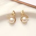 925 Silver Needle Fish Tail Earrings