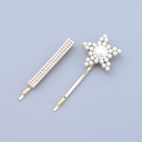 Stylish Artificial Pearl Pentastar Hair Pin Set