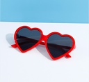 Unique Heart-shape Sunglasses for Ladies(Red)