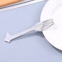 شوكة زرافة صغيرة (فضية)