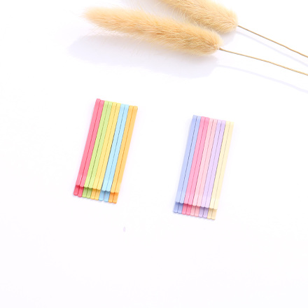 Simple Flat Hair Pin 10PCS