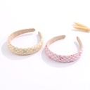 Sweet Cherry Checks Sponge Hair Band