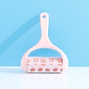 Handheld Arc-shaped Lint Roller(Pink) 50PCS/Roll