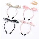 Double Layers Artificial Pearl Printing Dot Headband