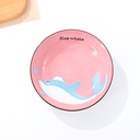 7-inch Cartoon Shark Plate(Pink)