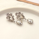 Elegant Teardrop-Shaped Zircon Earrings