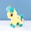 Cute Standing Unicorn Small Plush Doll(Yellow)