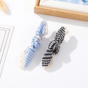Sweet Checks Lace Bow Hair Clip 2 PCS