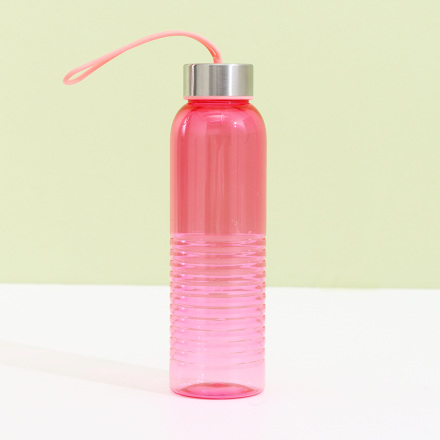 Plastic Bottle with Handle 600ml/20.2fl.oz.(Pink)