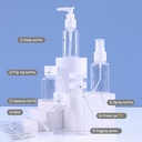 Travel Bottles Set of 8 PCS(White)