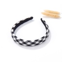 Simple Checks Hair Band