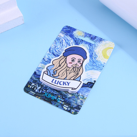 Famous Painting Series Sticky Note(Long Hair Men)