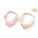 Sweet Flower Wrinkle Hair Band