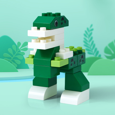 Green Dinosaur Building Block Toy(1051)