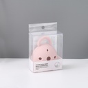 أداة تنظيف فرش المكياج متعددة الوظائف (وردي)