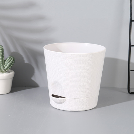 Nordic Style Rotary Base Flower Pot (Gray)(Small-Sized)