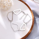 European Style Geometry Charm Bracelet