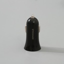 2.1A Dual Port Car Charger-Y22 (Black)(TYPE-C Cable Included)