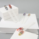 ملف أظافر علوي على شكل قناع أوبرا كارتون (عدد 2)