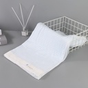 Twistless Double-Layer Breathable Bath Wrap Towel for Adults (Blue)