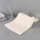 منشفة لف حمام قابلة للتنفس بطبقتين غير ملتوية للكبار (أصفر)