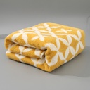 Geometry Pattern Bath Wrap Towel for Adults (Yellow)