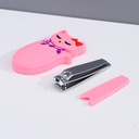 Cartoon Animal Design No-Mess Nail Clippers (Cat)
